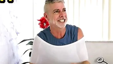 Richard Lennox Tests His New Stretchy Undies By Giving Himself Wedgies