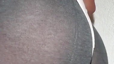Nice Nylon Ass Posing and Spanking