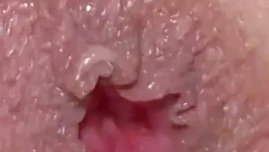 Extreme Closeup Dildo Anal Creampie