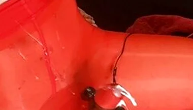 Sissy Boy Cumshot Through Nylon Bodysuit While Riding Fat Cock Anal Orgasm Lingerie
