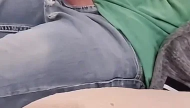 Big Cock No Hands Jacket Cumshot