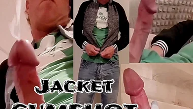 Big Cock No Hands Jacket Cumshot