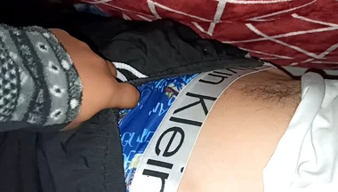 First Time I Open My Step Brother Underwear to See His Big Ass Wanted to Fuck in Midnight