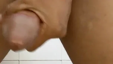 Jerking in Office Toilet Before I Bath