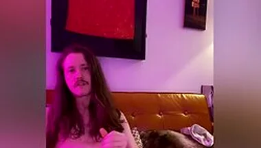 Hot Skinny Boy Jerks His Thick Cock On The Couch And Cums For You