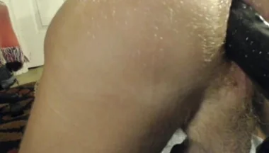 12 Inch Dildo Deep in My Ass Then Shoots Out at End