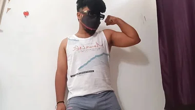 Desi Tamil Boy Showing Cock and Cumshot Video