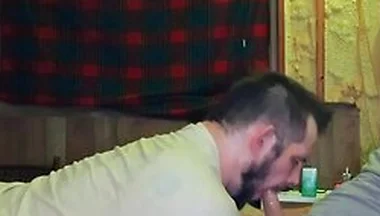 Straight Buddy Pumps His Bwc Down My Throat Until He Fills It With His Hot Cum