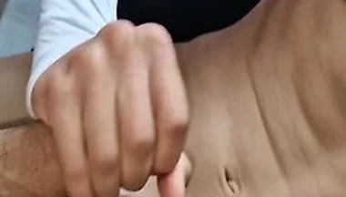 Hot Cum Splashes In Ropes On The Smooth Young Body Of The Twink Sissy Slut