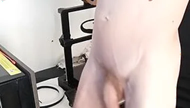 I Scream And Cum From The Prostate In The Office