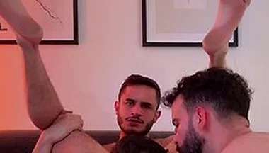 Horny Brazilian Gay Men - Igor Miller Gets Fucked By Igor Lucios & Milo Galician