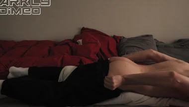 Morning Routine. Femboy Can't Help but Pillow Humping Imagining Your Tight Ass Filled with His Cum