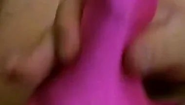 Tiny Pink Sissy Thong Bulge Play Jerk & Cum