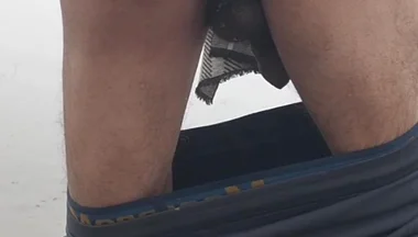 Horny Young Boy Fuck Ass with Toy Inside Pond