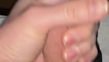 Morning Big Dick Masturbation - Close-up POV Cumshot