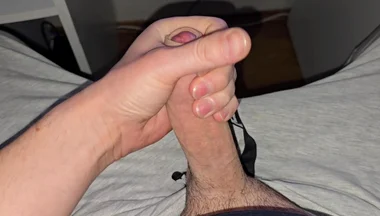 Morning Big Dick Masturbation - Close-up POV Cumshot
