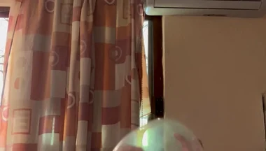 Fucking a Condom and Rich Cumshot