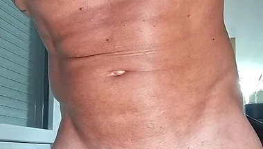 Big on My Belly After One Hell of an Ejaculation