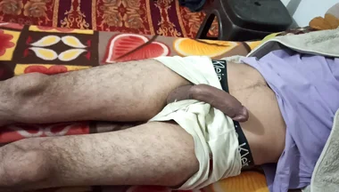 Wow College Straight Friend Big Monster Cock in Underwear