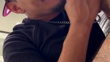 Sucking My Boyfriends Dick at the Hotel