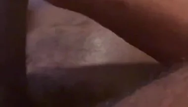 Twisting My Nipples Stroking My Big Black Cock