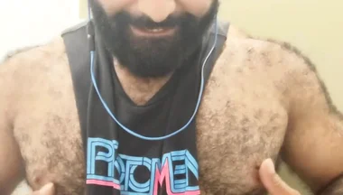 A Little Post Workout Nipple Play