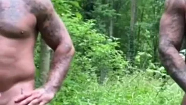 Andy and Kane Get Naughty in the Woods