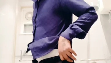 Getting Dressed and Masturbating