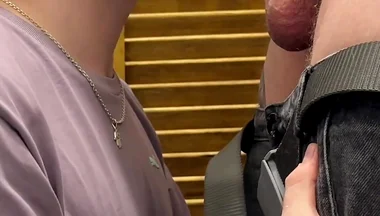 Sneaking Into a Toilet for an Orgasm in a Busy Restaurant and Almost Caught