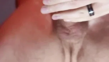 Christmas Cumshot in Slow Motion W/music
