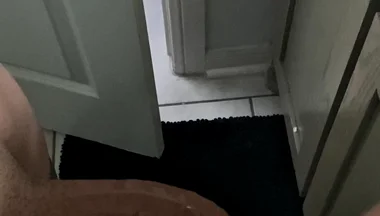 Latino Jerking His Big Uncut Dick