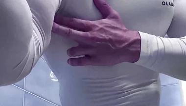 You Can See This Crazy Lines Through the Thin Cloth