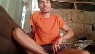 18 Year Old Playing with His Dick Cut Cock