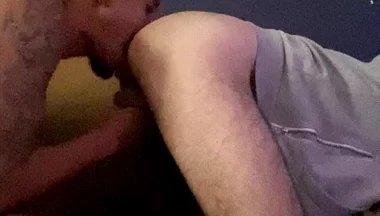 Eating Hubbys Ass