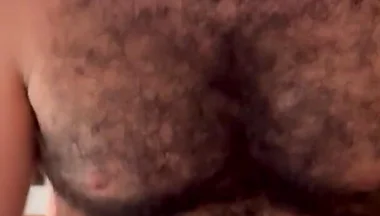 Big Bear Breeding His Cub