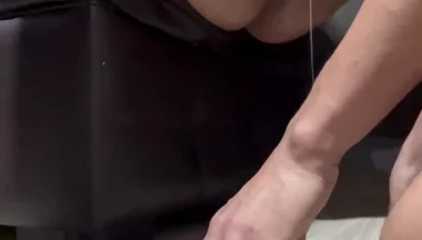 Kneeling Sucking His Cock