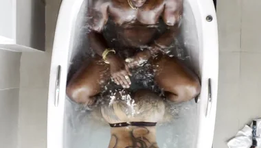 Muscle Body Builder Slut Gets Fucked By BBC!