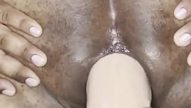 Ridding a Giant Dildo