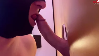 Young Guy with Super Long Cock Face-fucks My Throat Until He Cums
