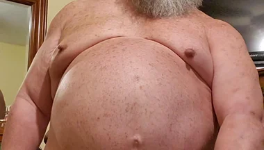 Daddy Bear Jacking His Cock