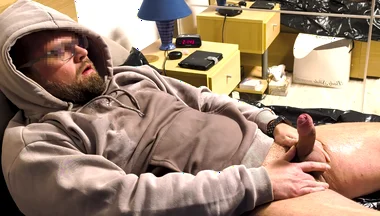 Alex Pisses on His Beard and Clothing