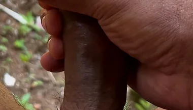 Indian Man Masturbate Outdoor