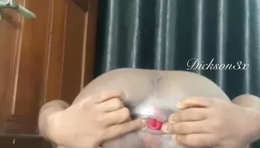 My Ebony Slut Fisting Itself Wild Bussy