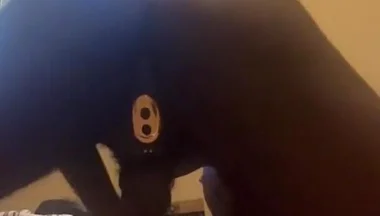 Stroking My BBC Butt Plug Deep in My Ass Fucking Silicone Pussy Doll
