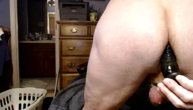 My Ass Working a Thrusting Butt Plug