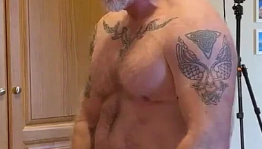 Stepdaddy Bear Stuart Rails Stepdaddy Dan in Hot Raw Fuck