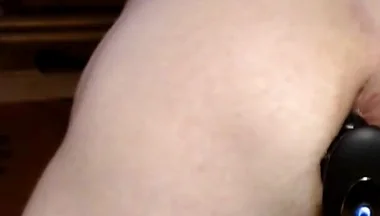 Penis and Ball Ring Thrusting Butt Plug Giving Me an Anal Orgasm