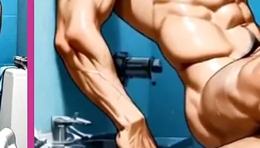 POV: You're Fucking Your Friend's Hot Ass with Lust in the Gym Bathroom.
