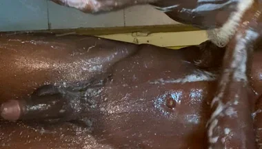How I Wash up My African Cock! Before Sex