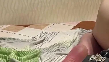 Big Fat Chubby Man Fuck Self Sex Machine, I Like Anal Sex